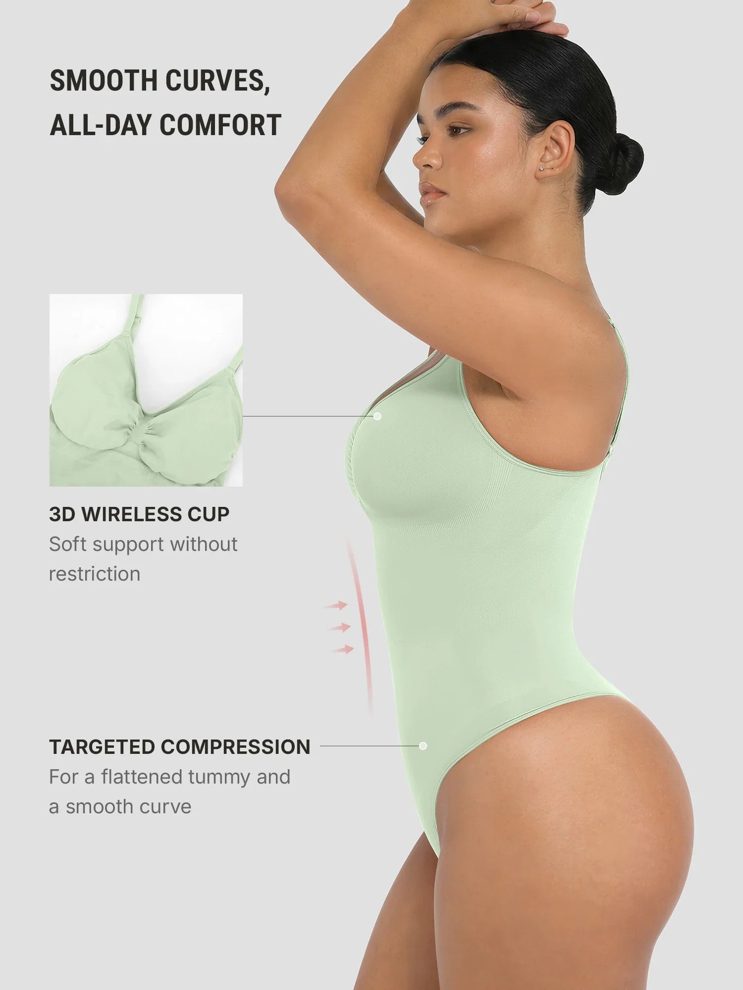 Tummy Control Seamless Bodysuit