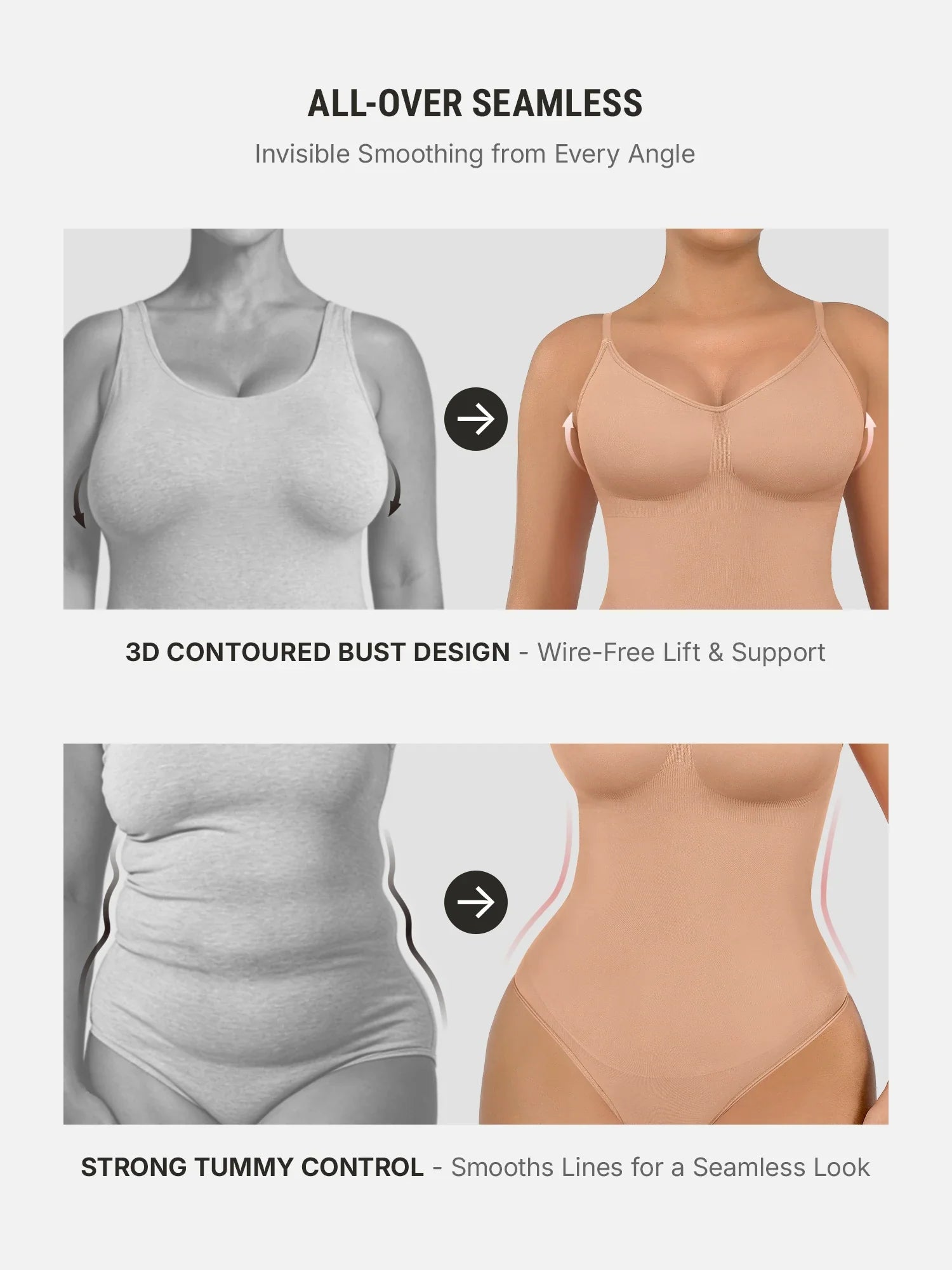 Tummy Control Seamless Bodysuit