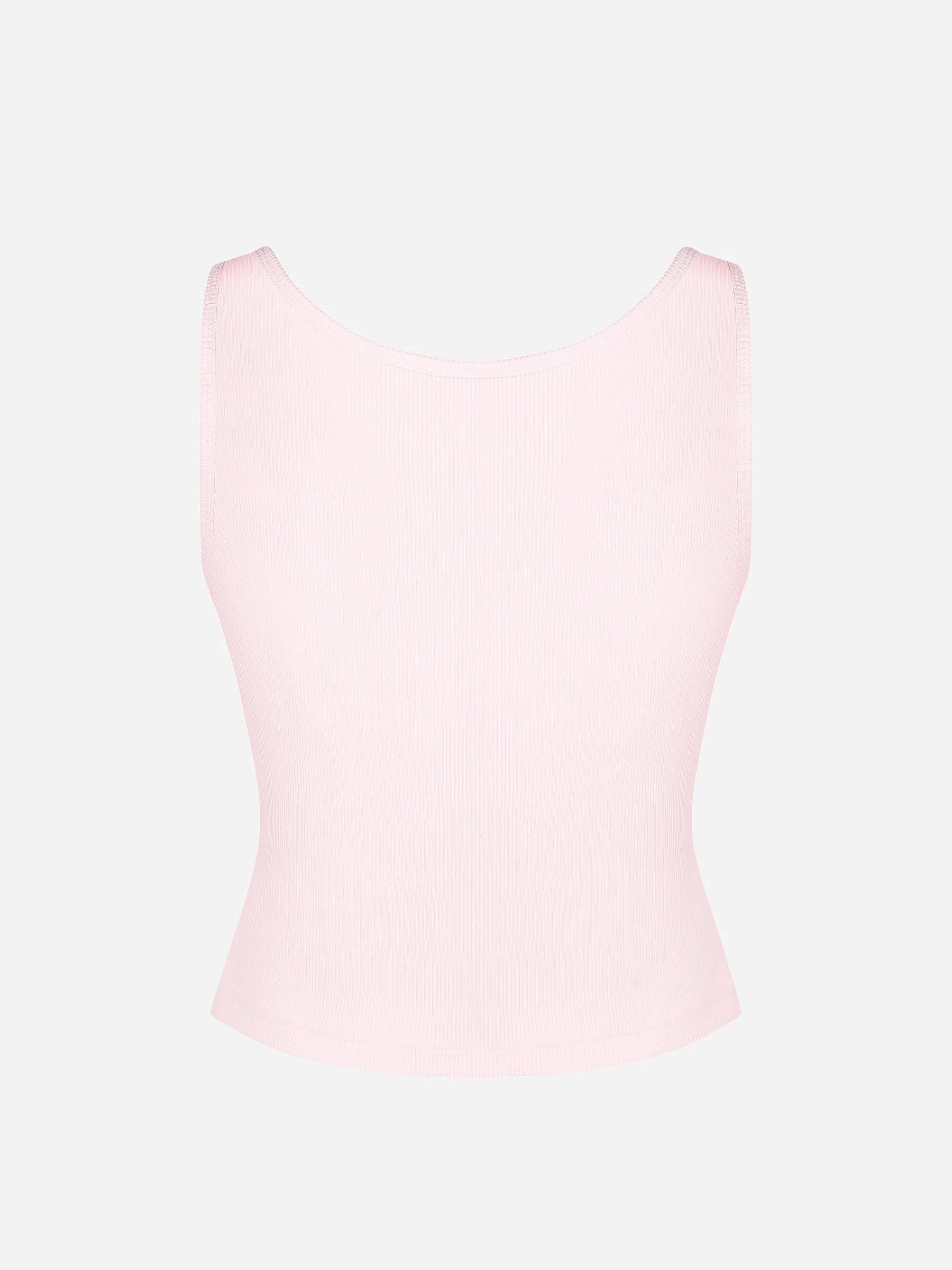 Breathable Ribbed Sleeveless Tank Top