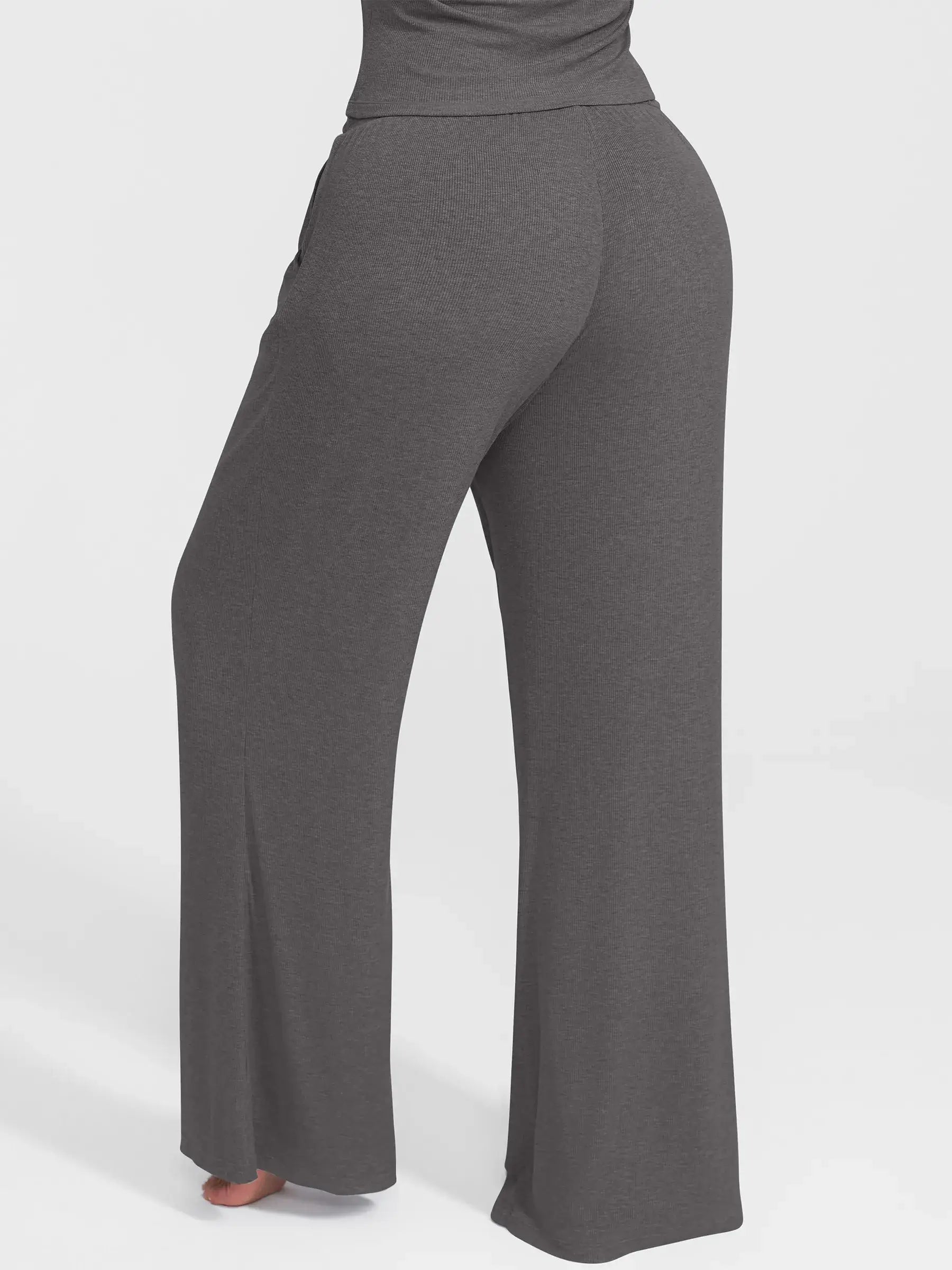 Breathable Ribbed Loungewear Pants
