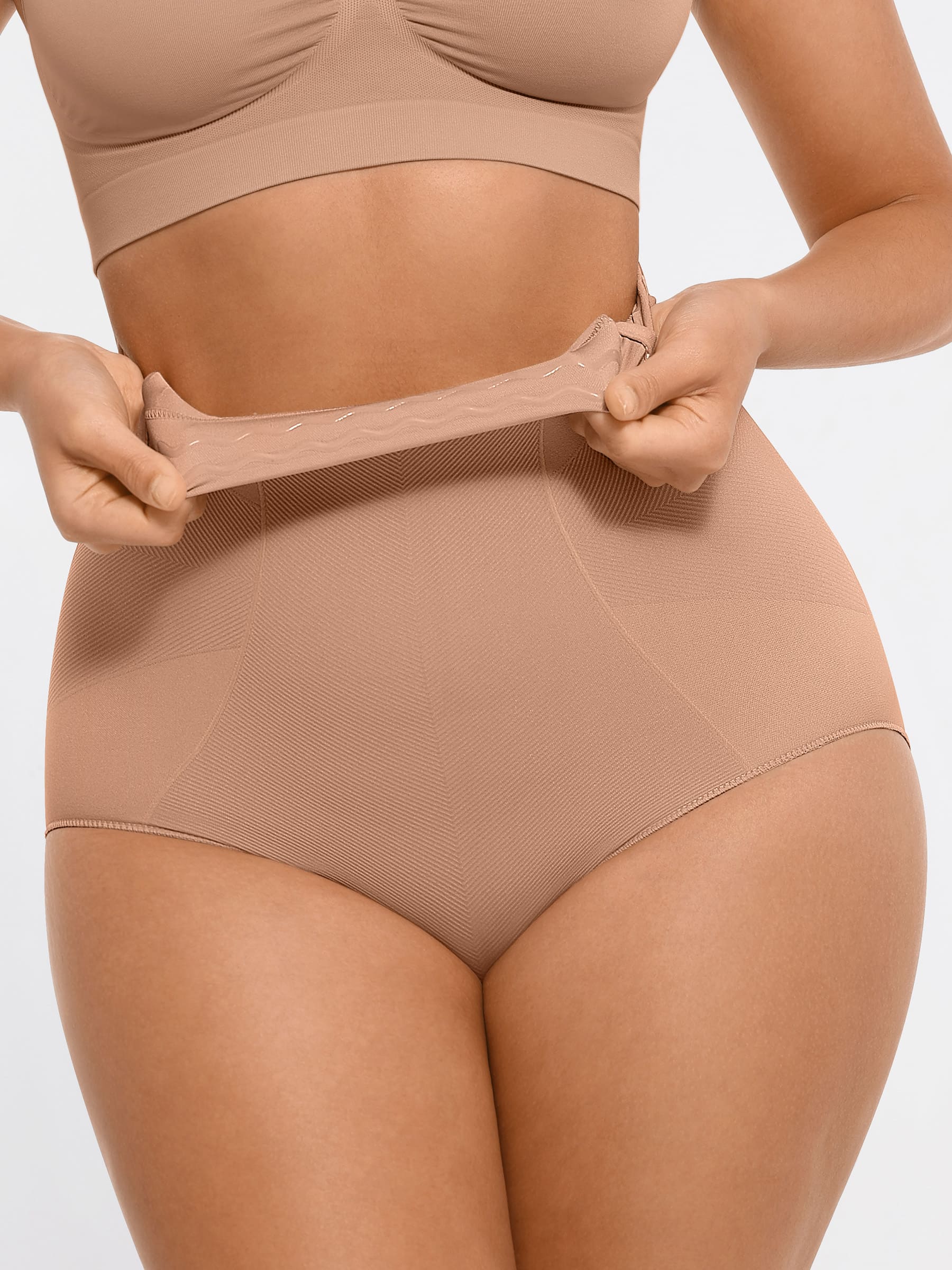High-Waisted Tummy Control Seamless Briefs