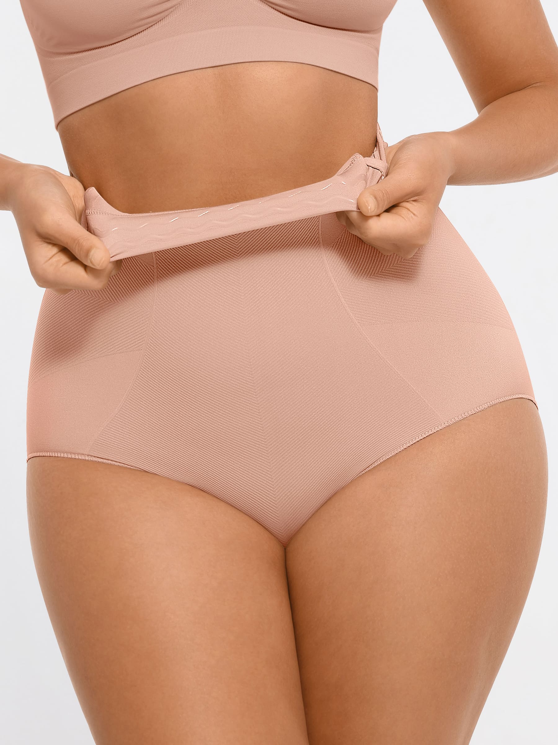 High-Waisted Tummy Control Seamless Briefs