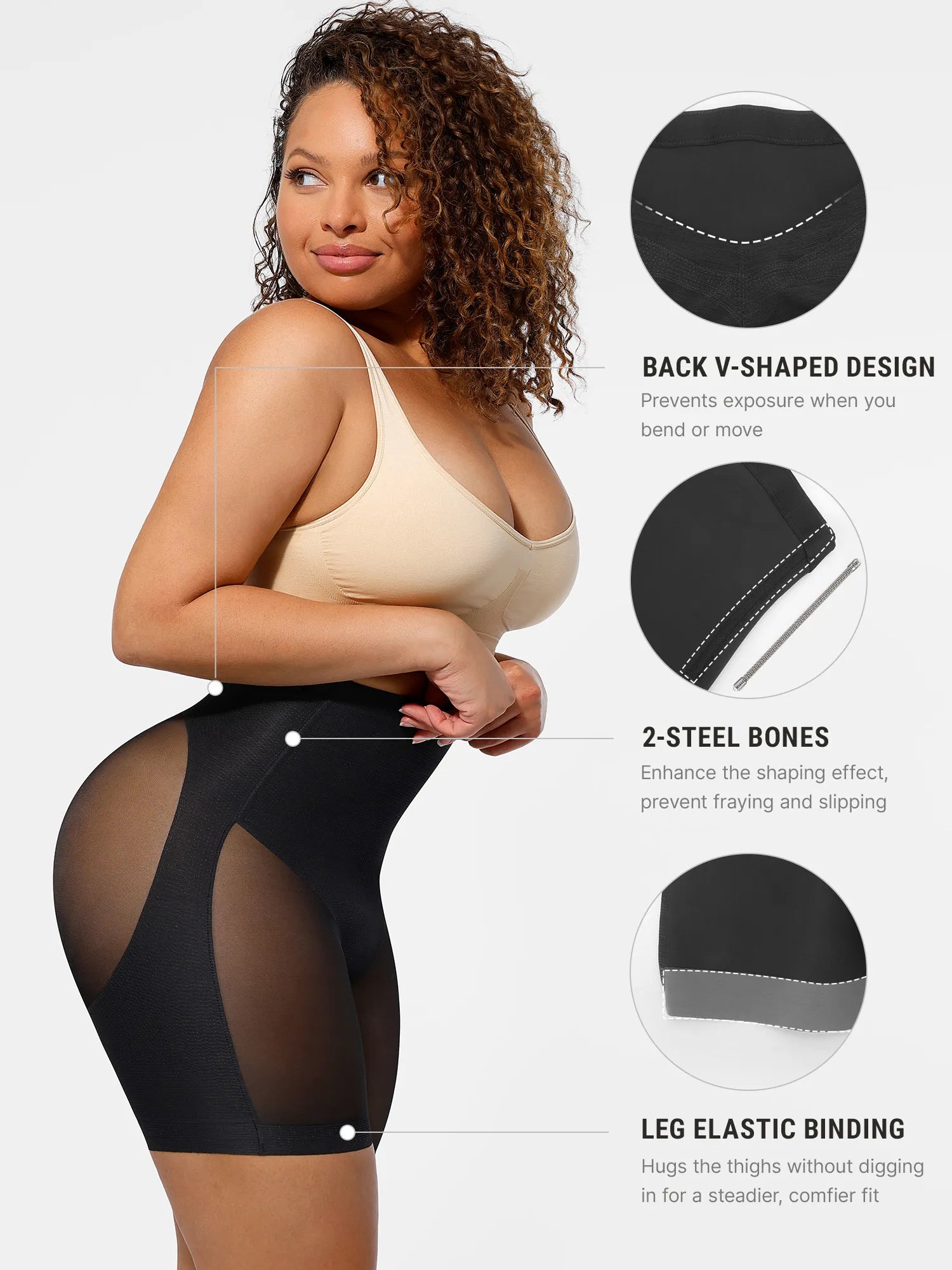 Tummy Control Shaping Shorts