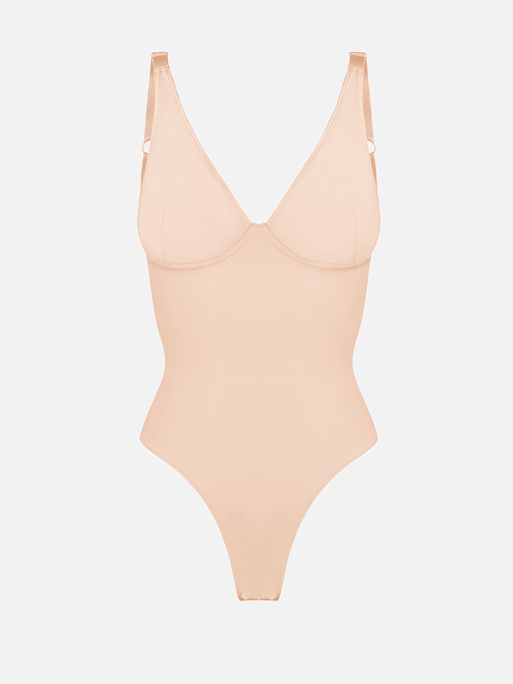 V-Neck Tummy Control Sculpt Bodysuit
