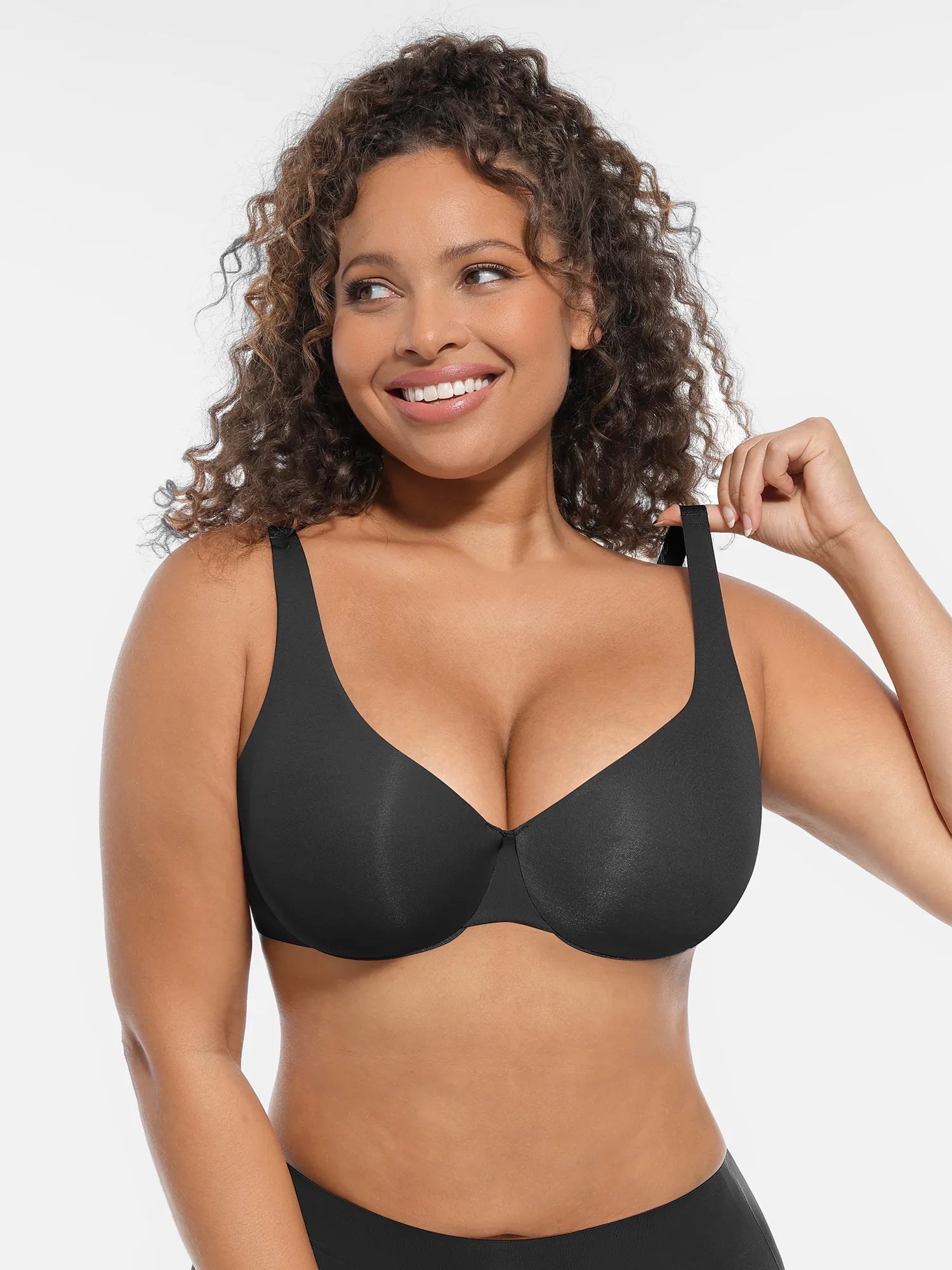 Underwire Adjustable Deep V-neck Bra