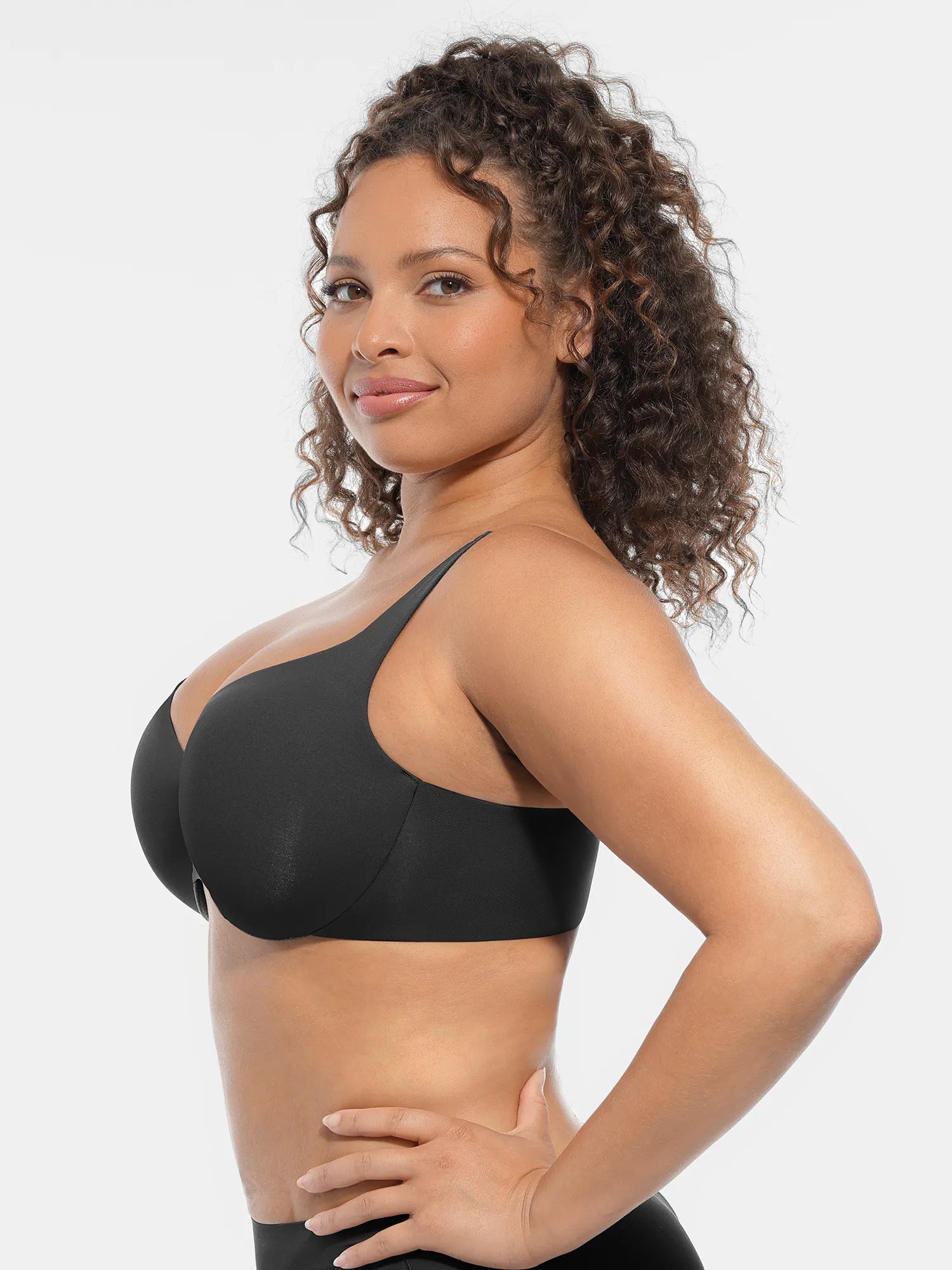 Underwire Adjustable Deep V-neck Bra