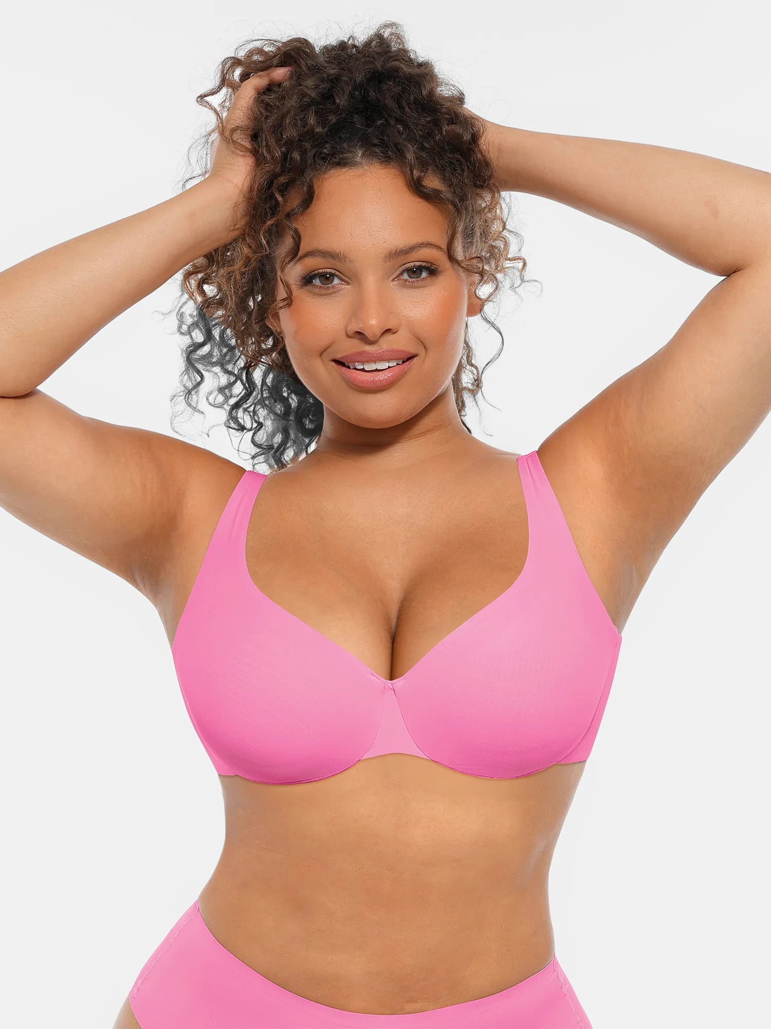 Underwire Adjustable Deep V-neck Bra