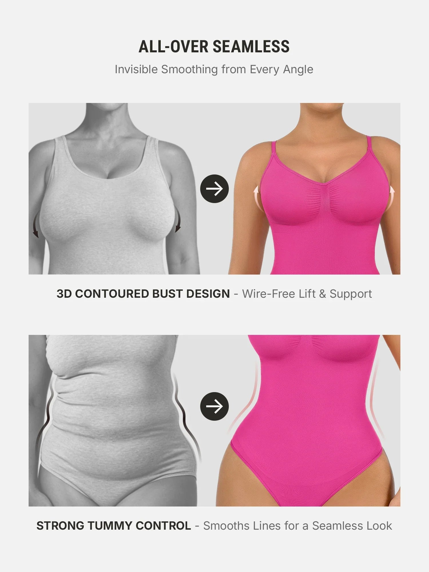 Tummy Control Seamless Bodysuit