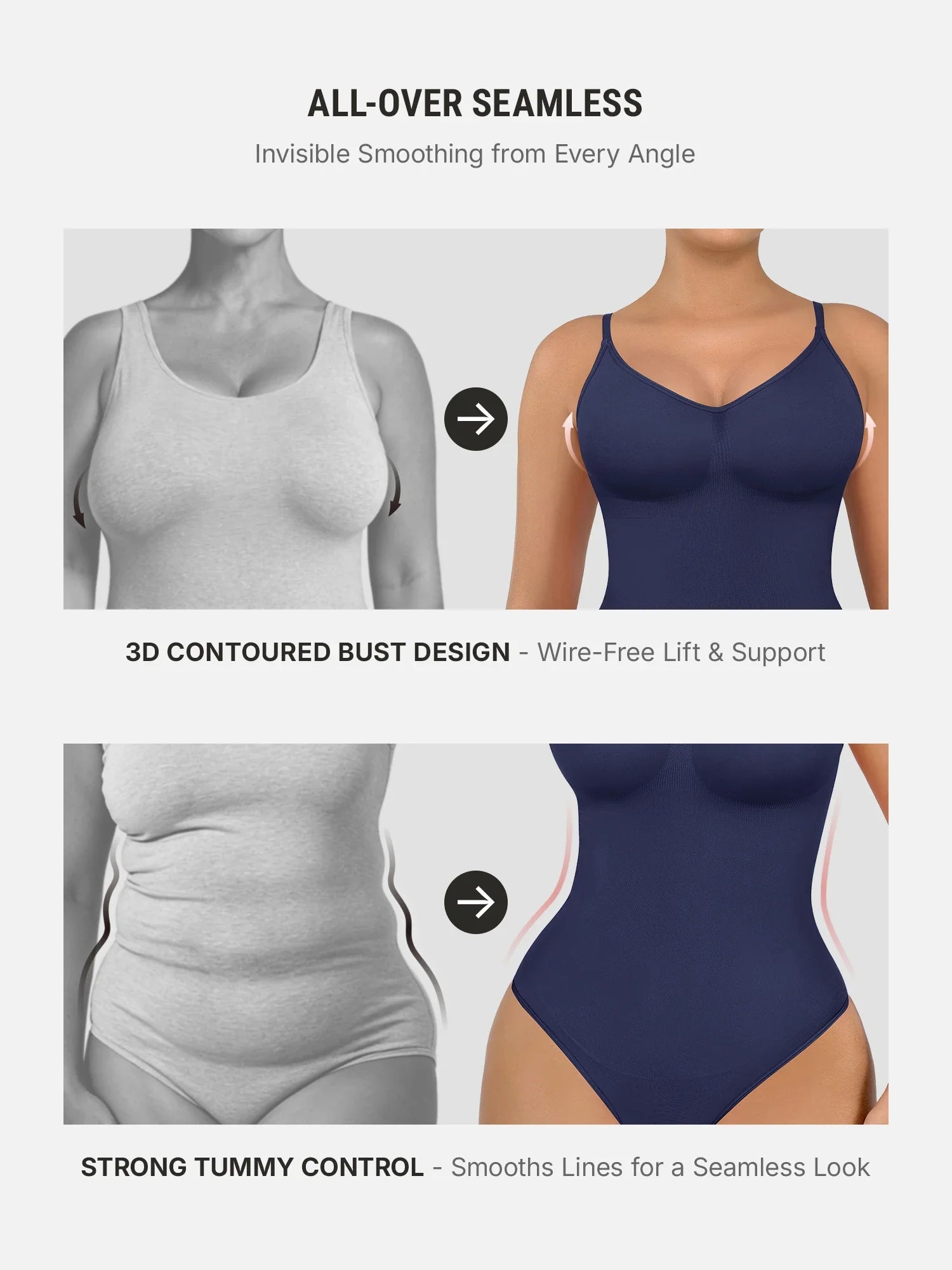 Tummy Control Seamless Bodysuit
