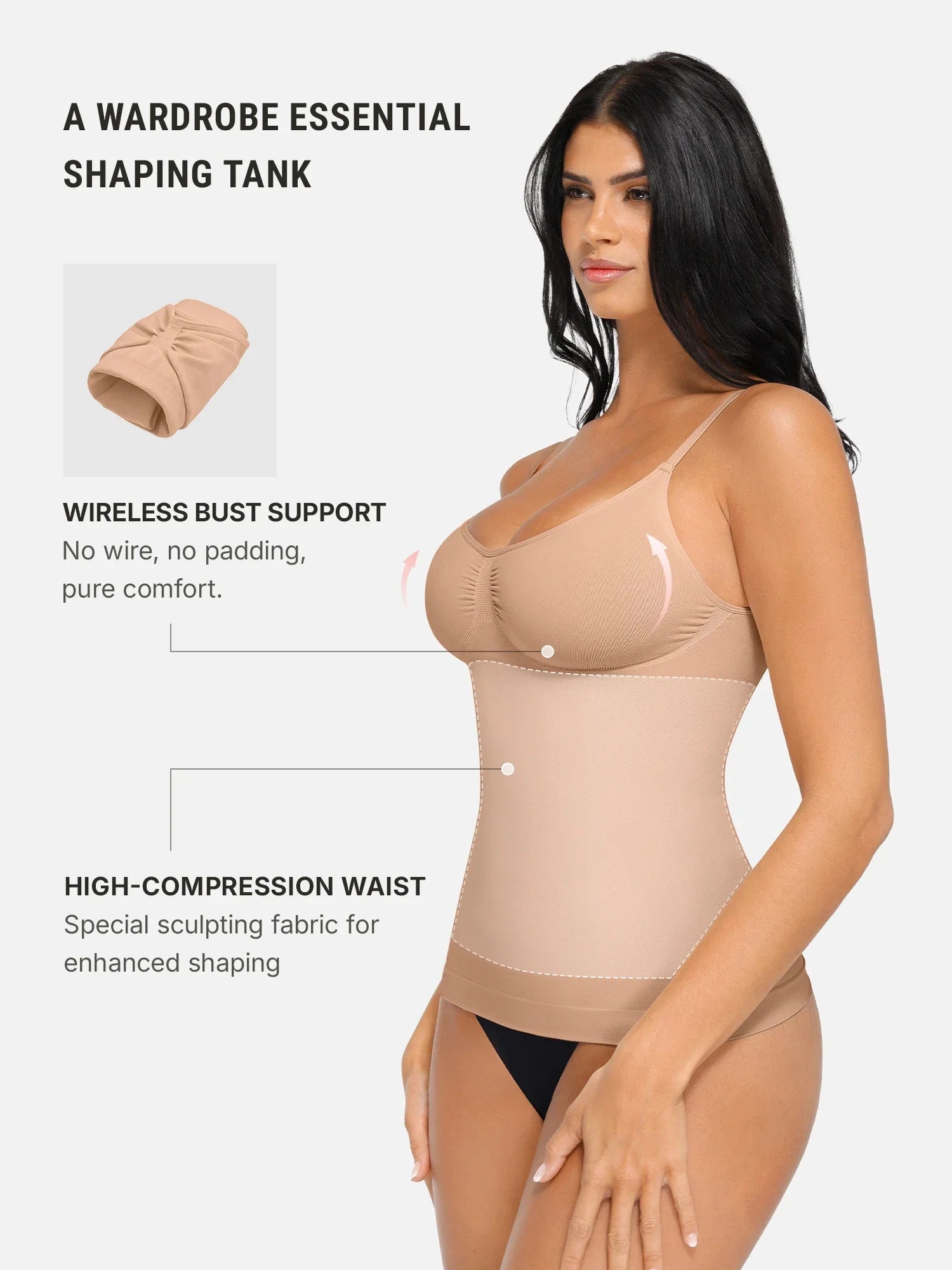 Bust Support Shaping Tank Top