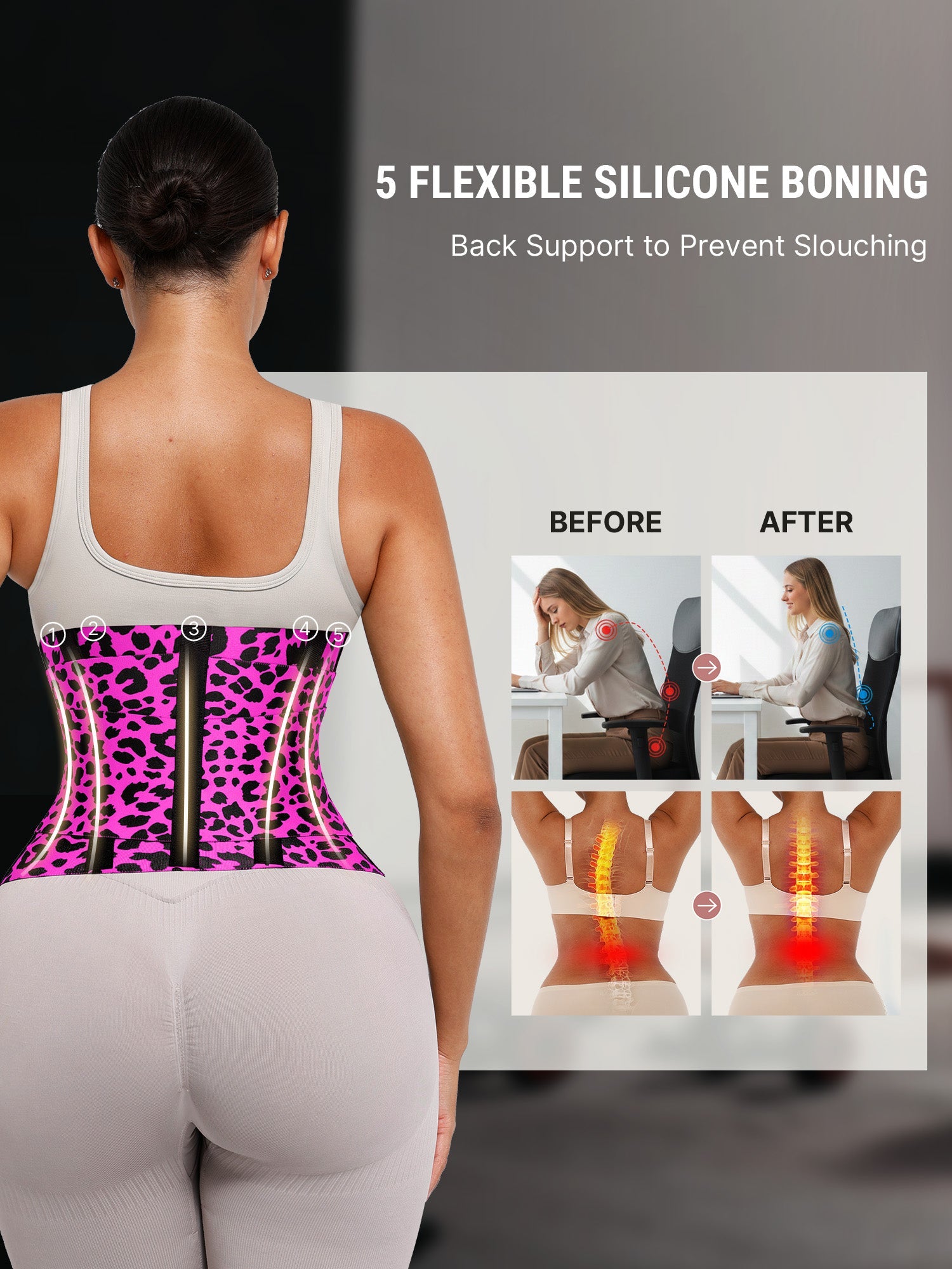 Tummy Control Adjustable Waist Trainer