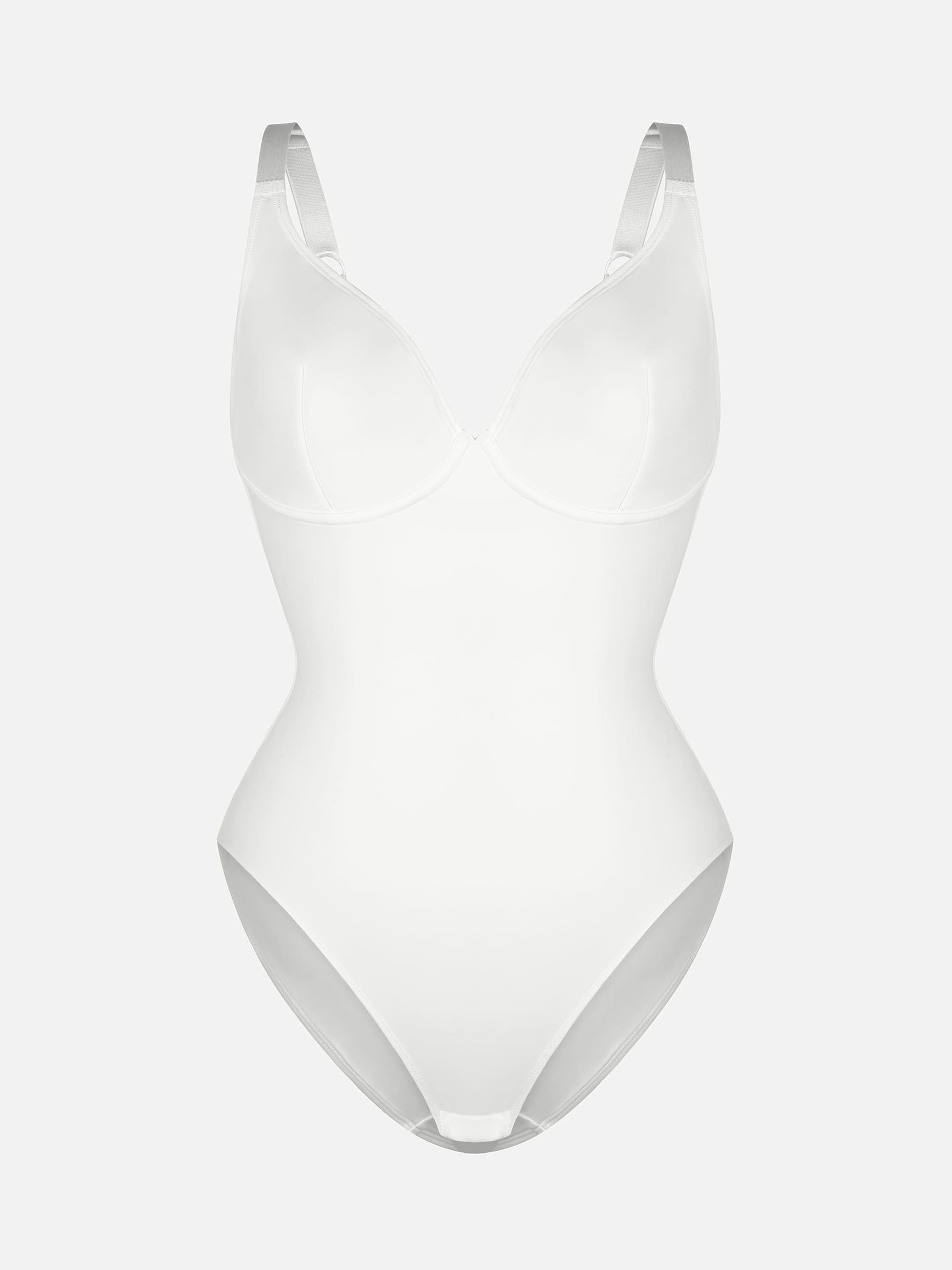V-Neck Tummy Control Sculpt Bodysuit