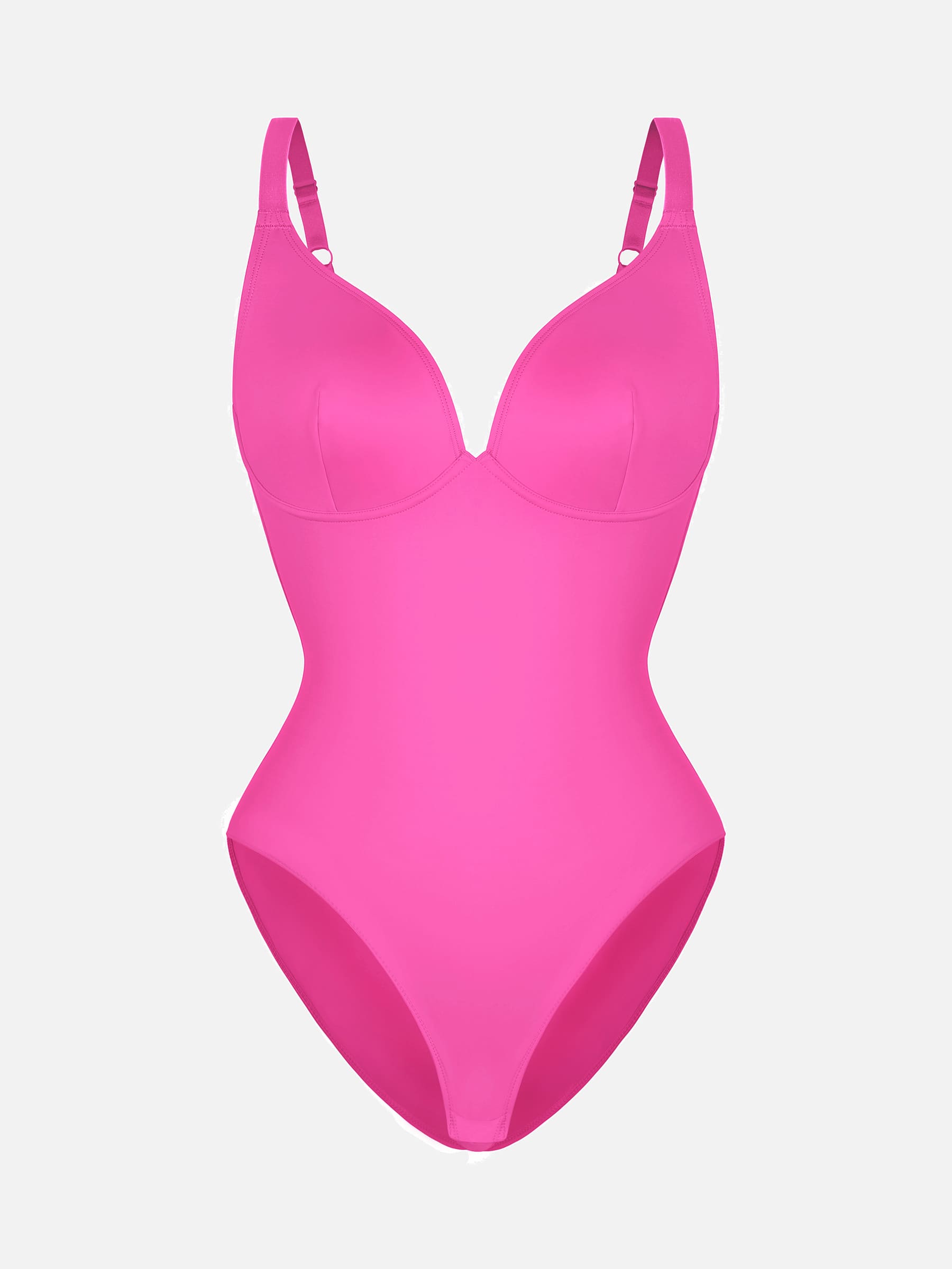 V-Neck Tummy Control Sculpt Bodysuit