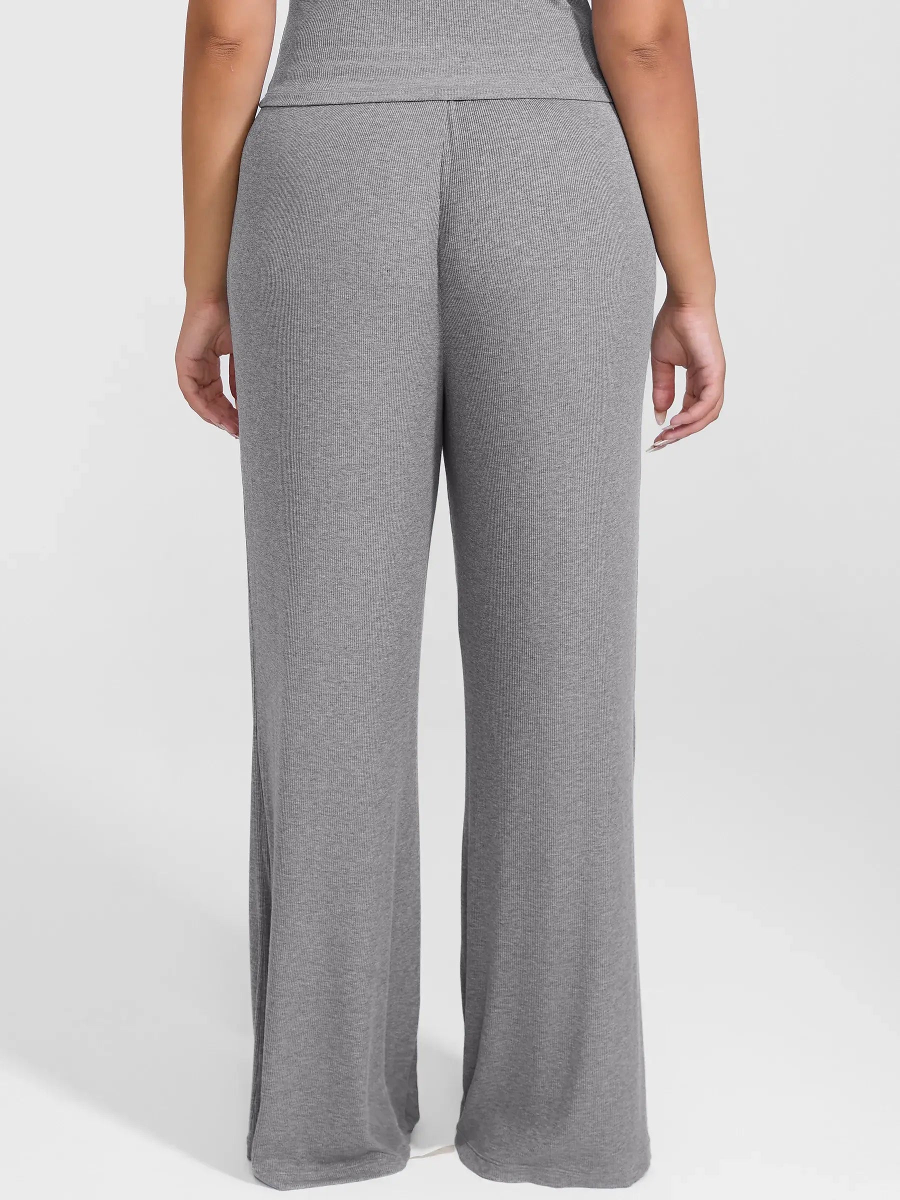 Breathable Ribbed Loungewear Pants