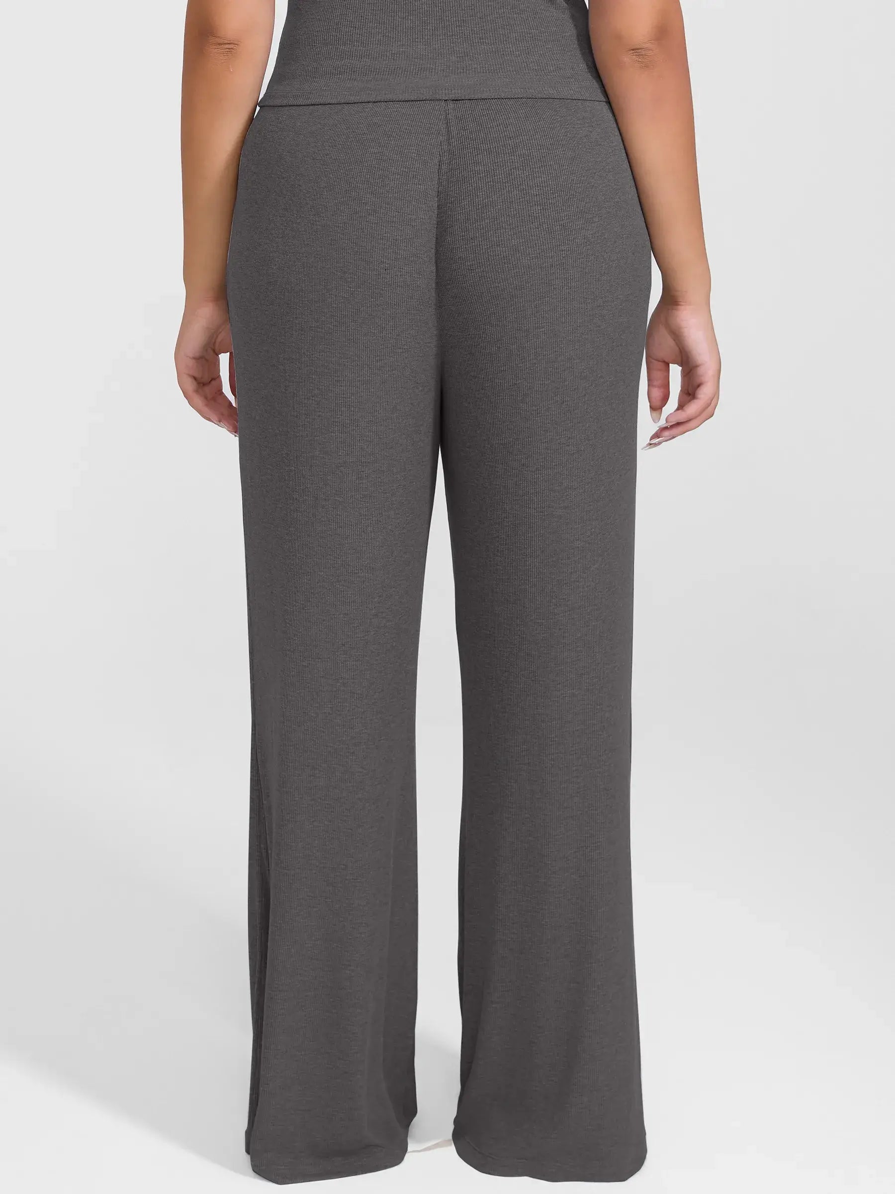 Breathable Ribbed Loungewear Pants