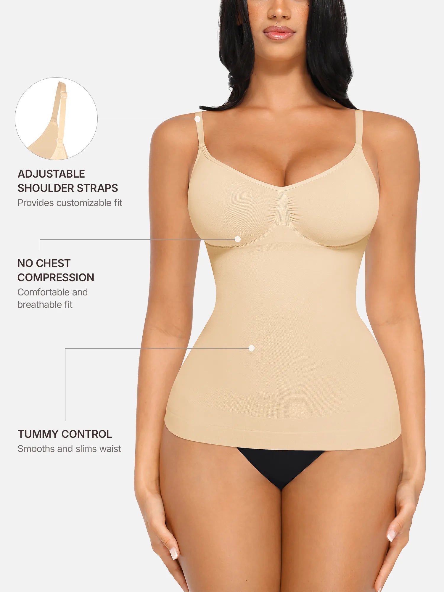 Bust Support Shaping Tank Top