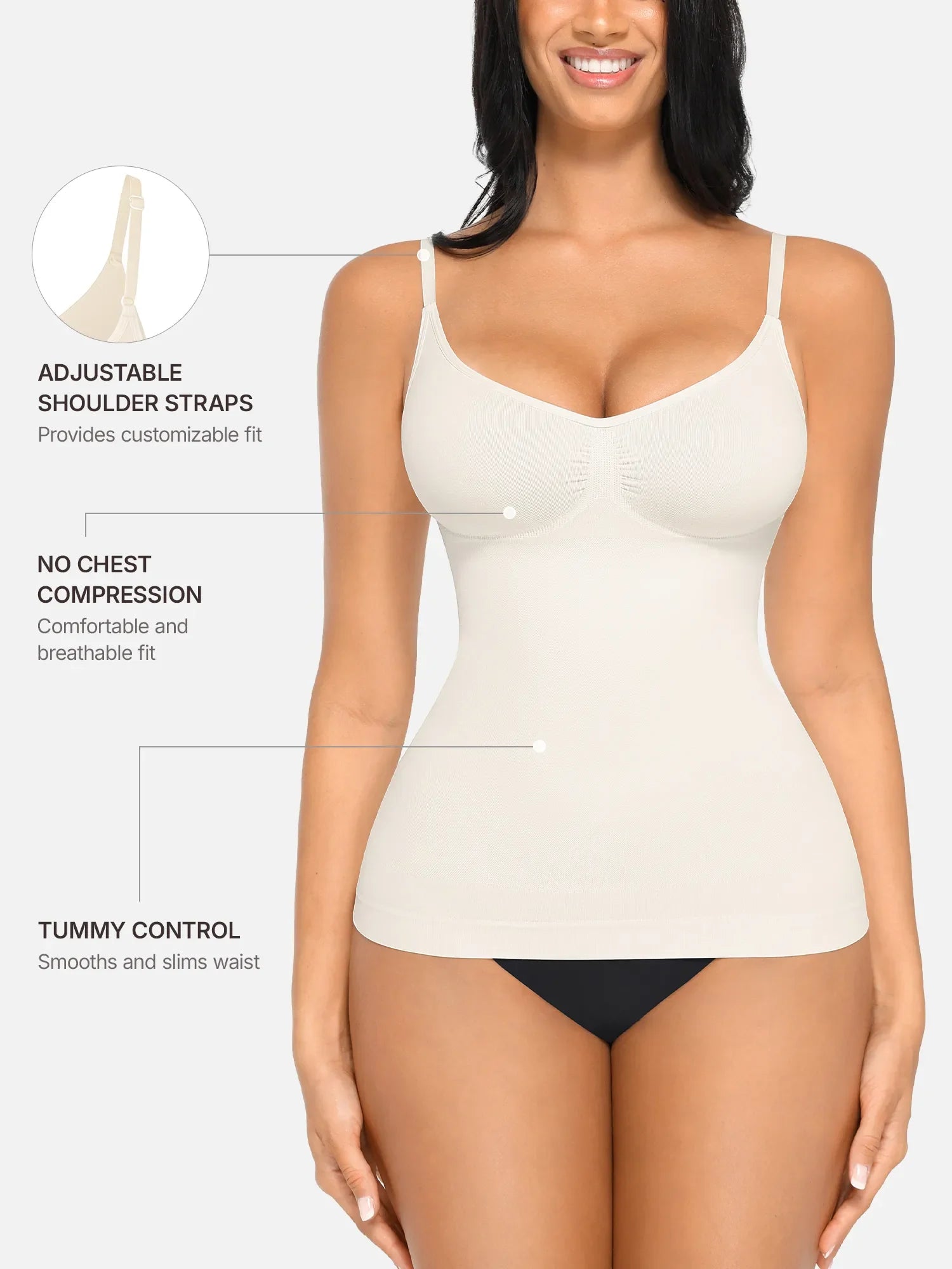 Bust Support Shaping Tank Top