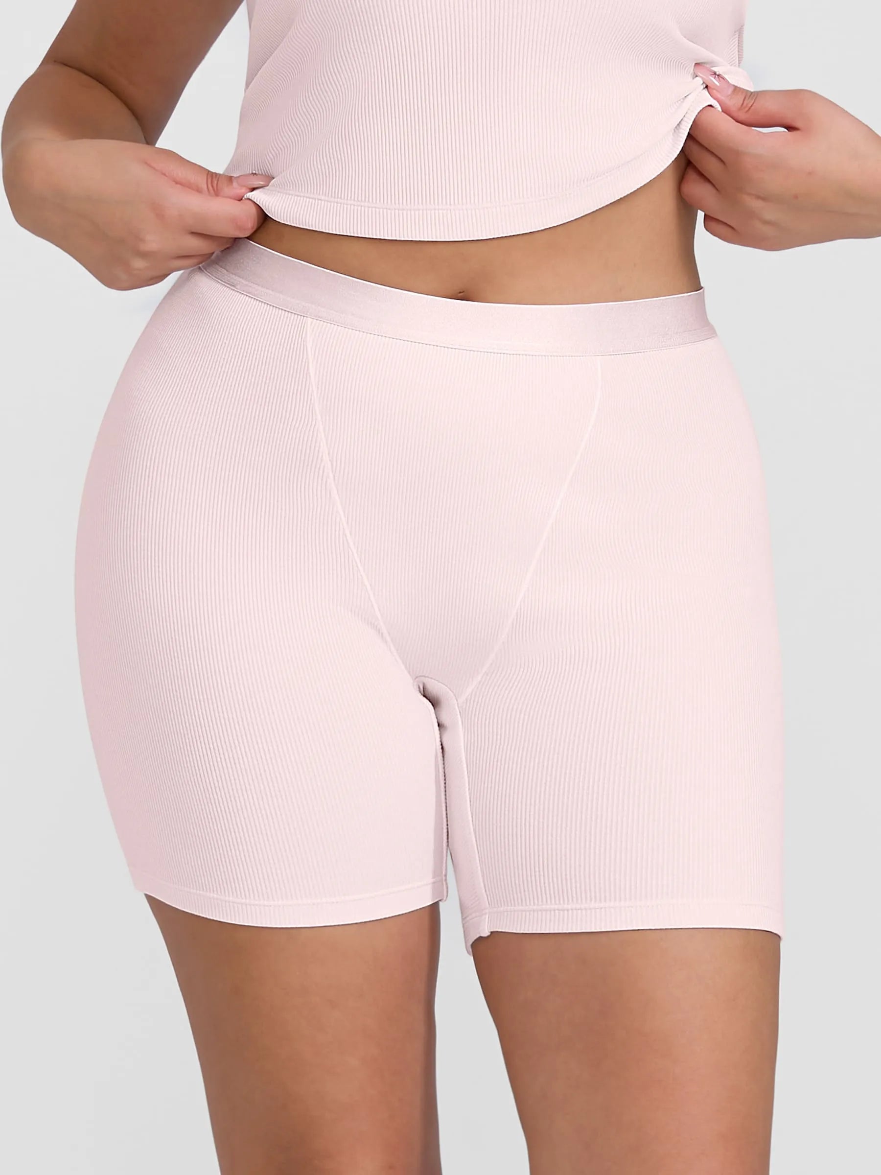 Comfortable Stretchy Mid-Waist Boxer Shorts