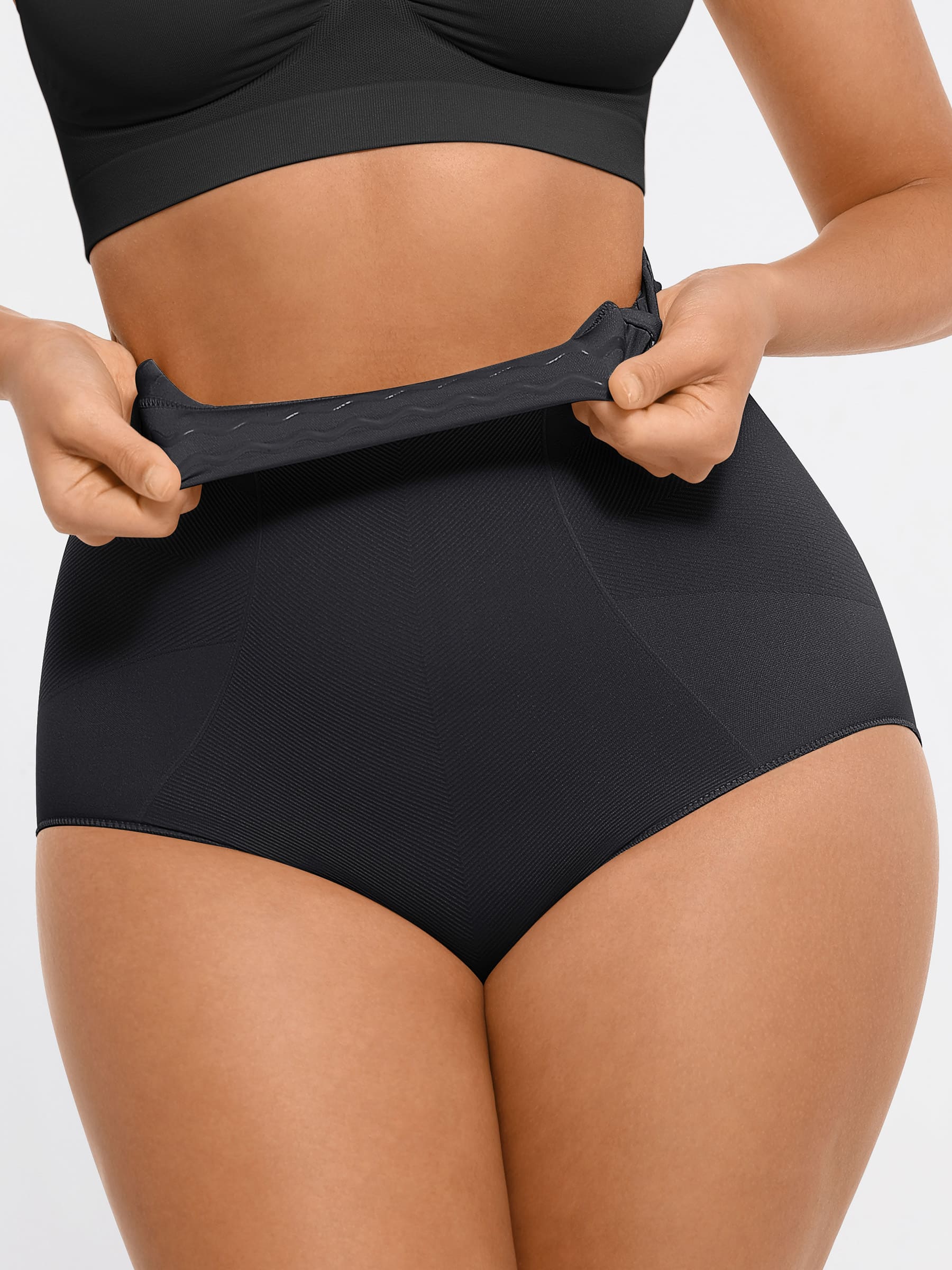 High-Waisted Tummy Control Seamless Briefs
