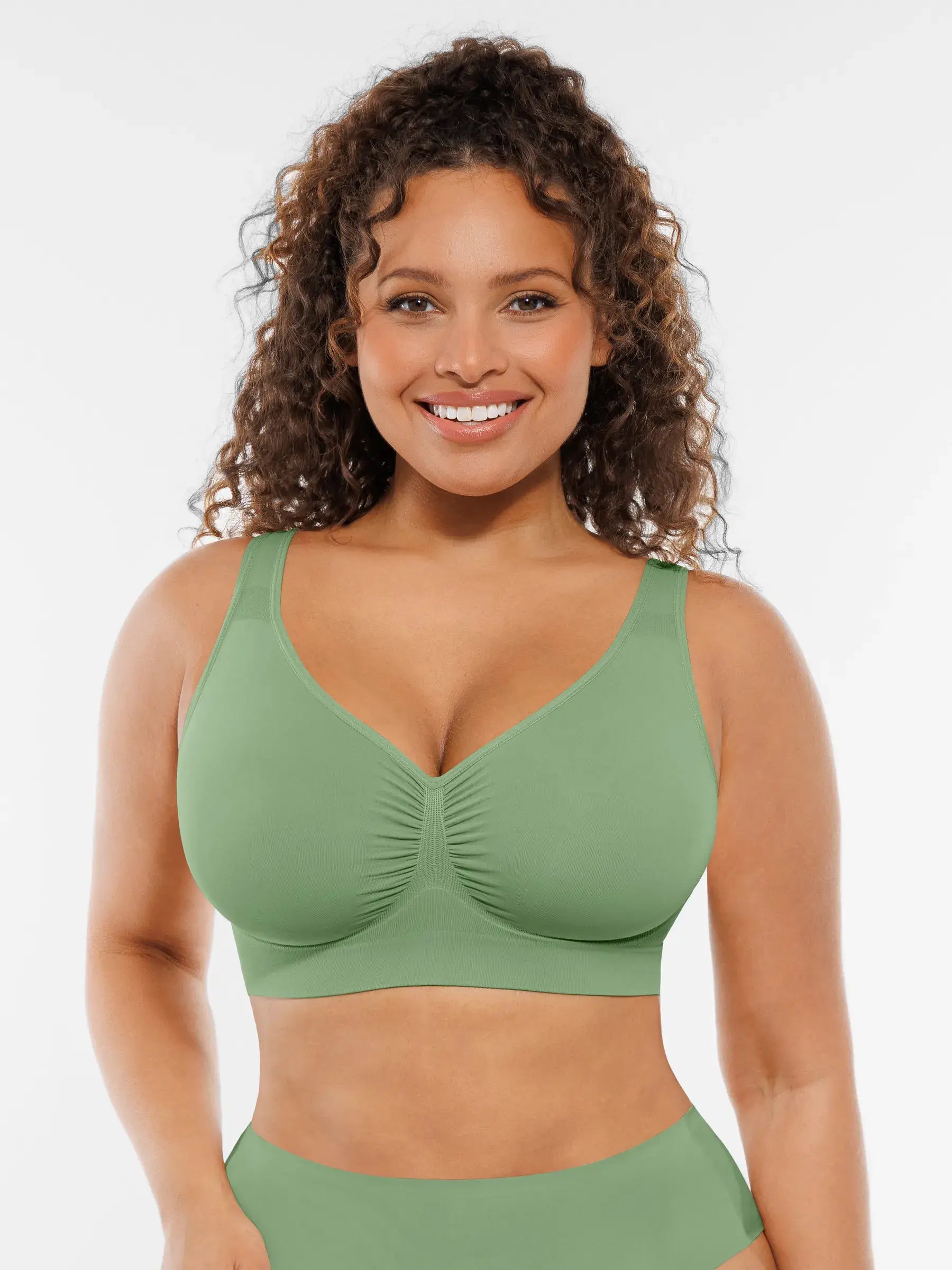 Seamless No Underwire Full Coverage Bra