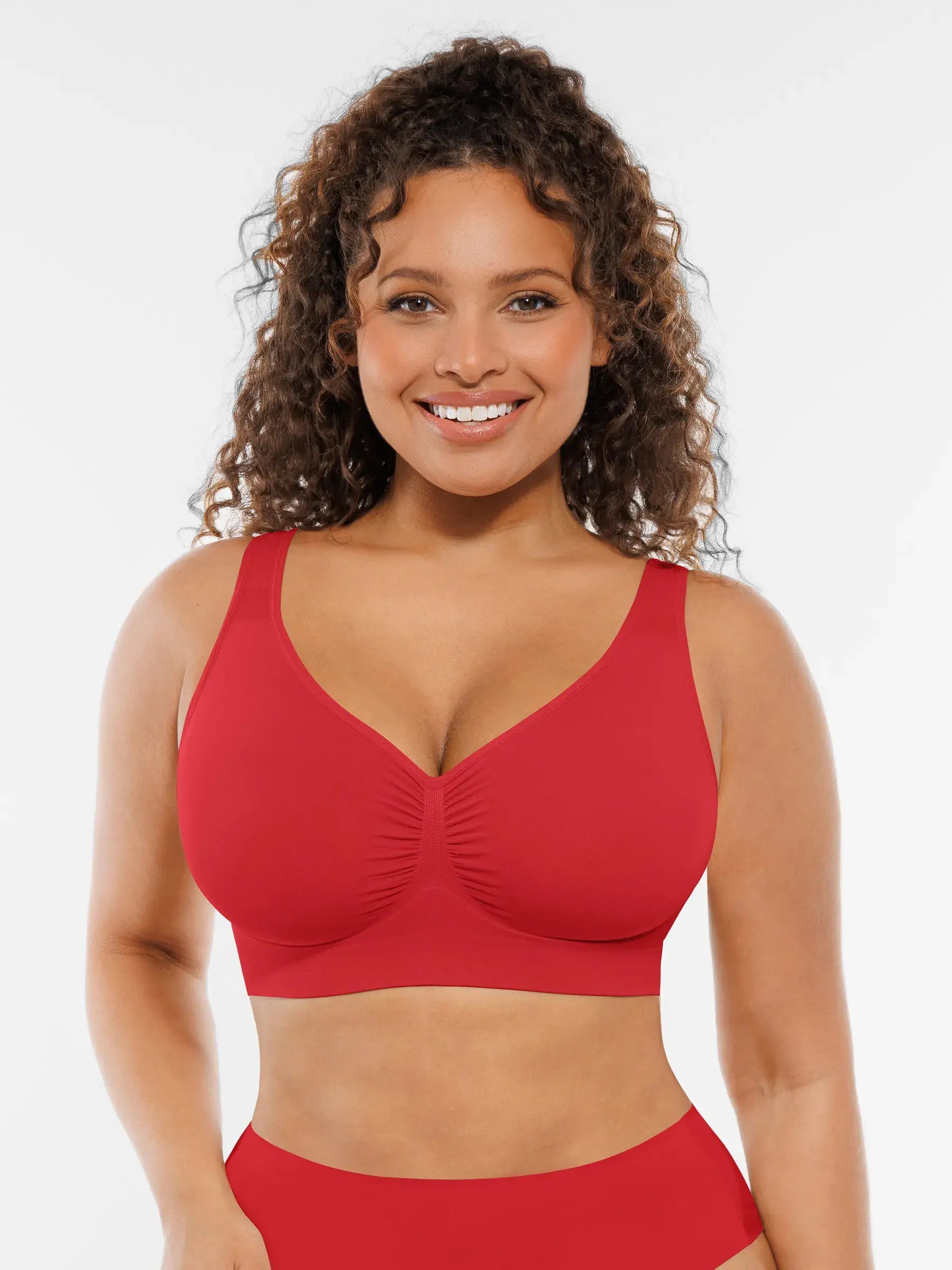 Seamless No Underwire Full Coverage Bra
