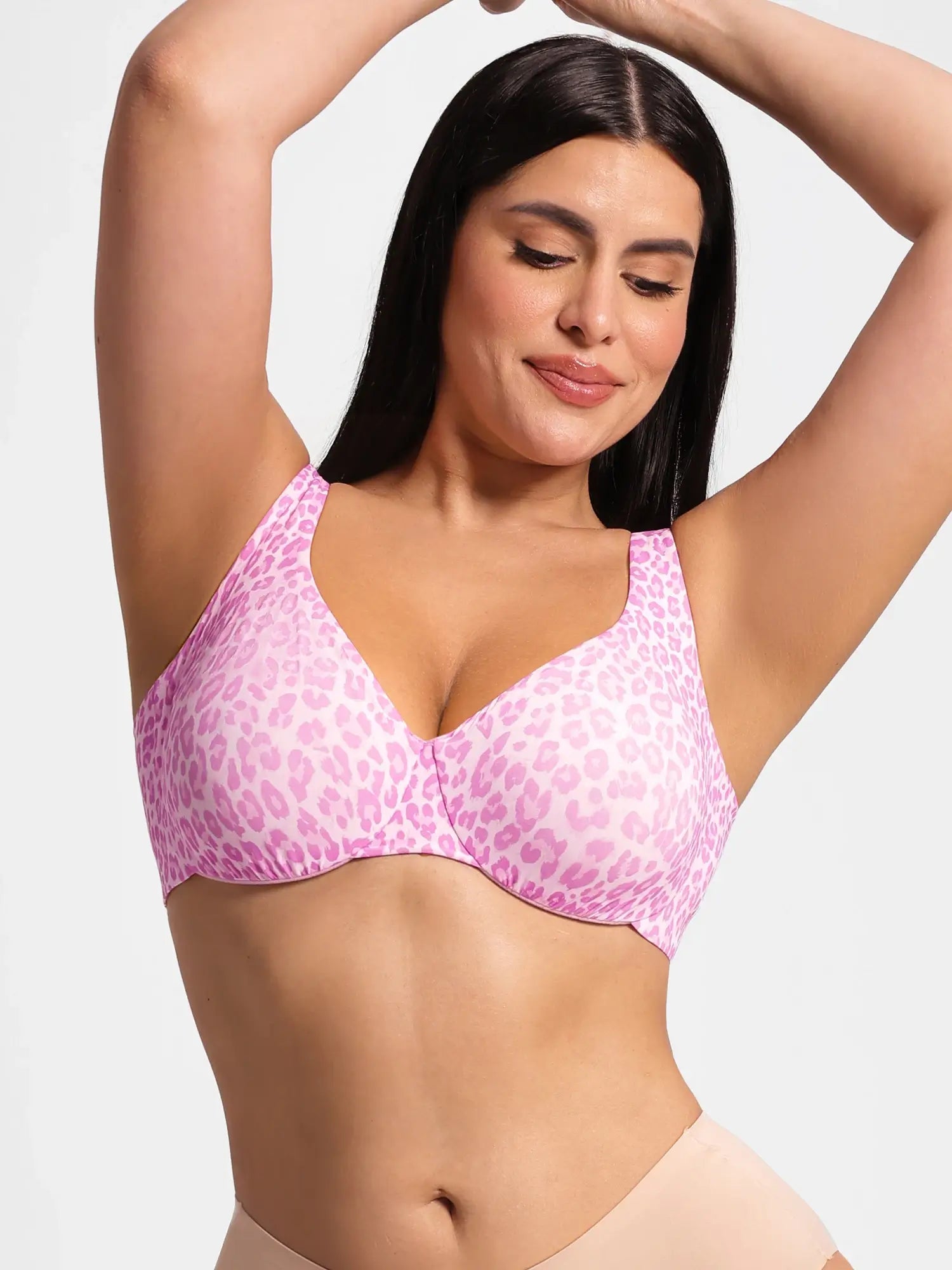 Underwire Adjustable Deep V-neck Bra