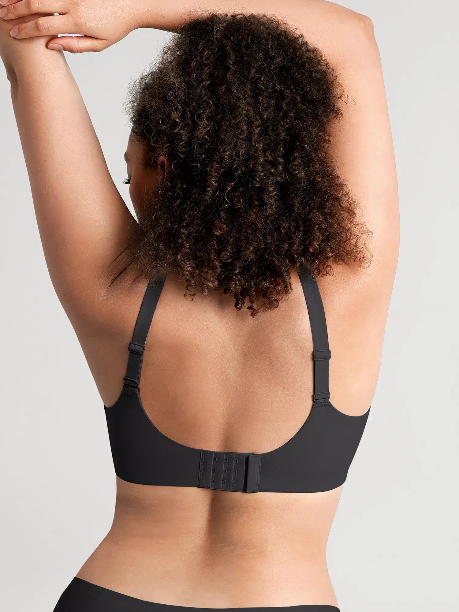 Unlined Minimizer Bra with Sheer V-Neck