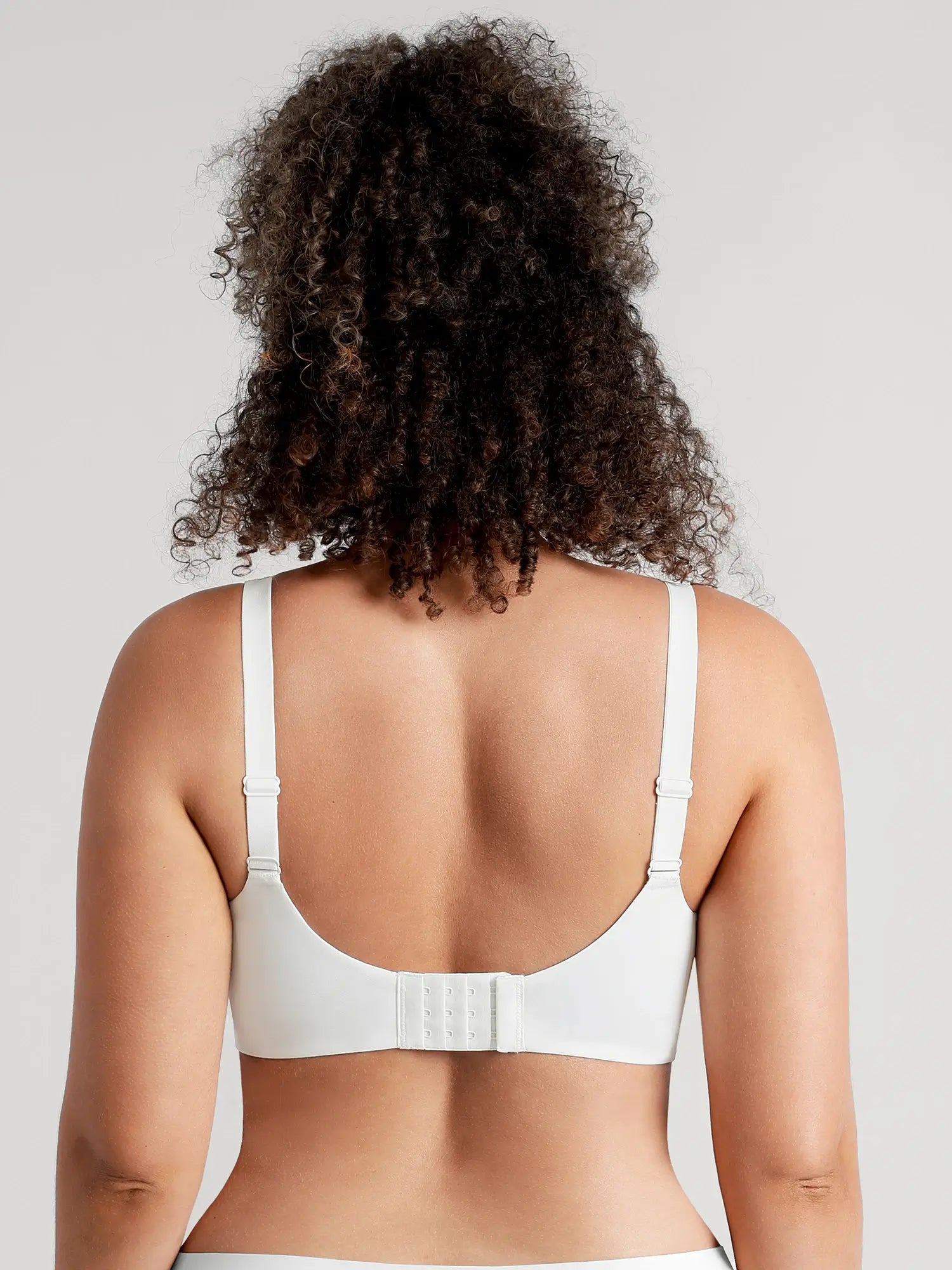 Unlined Minimizer Bra with Sheer V-Neck