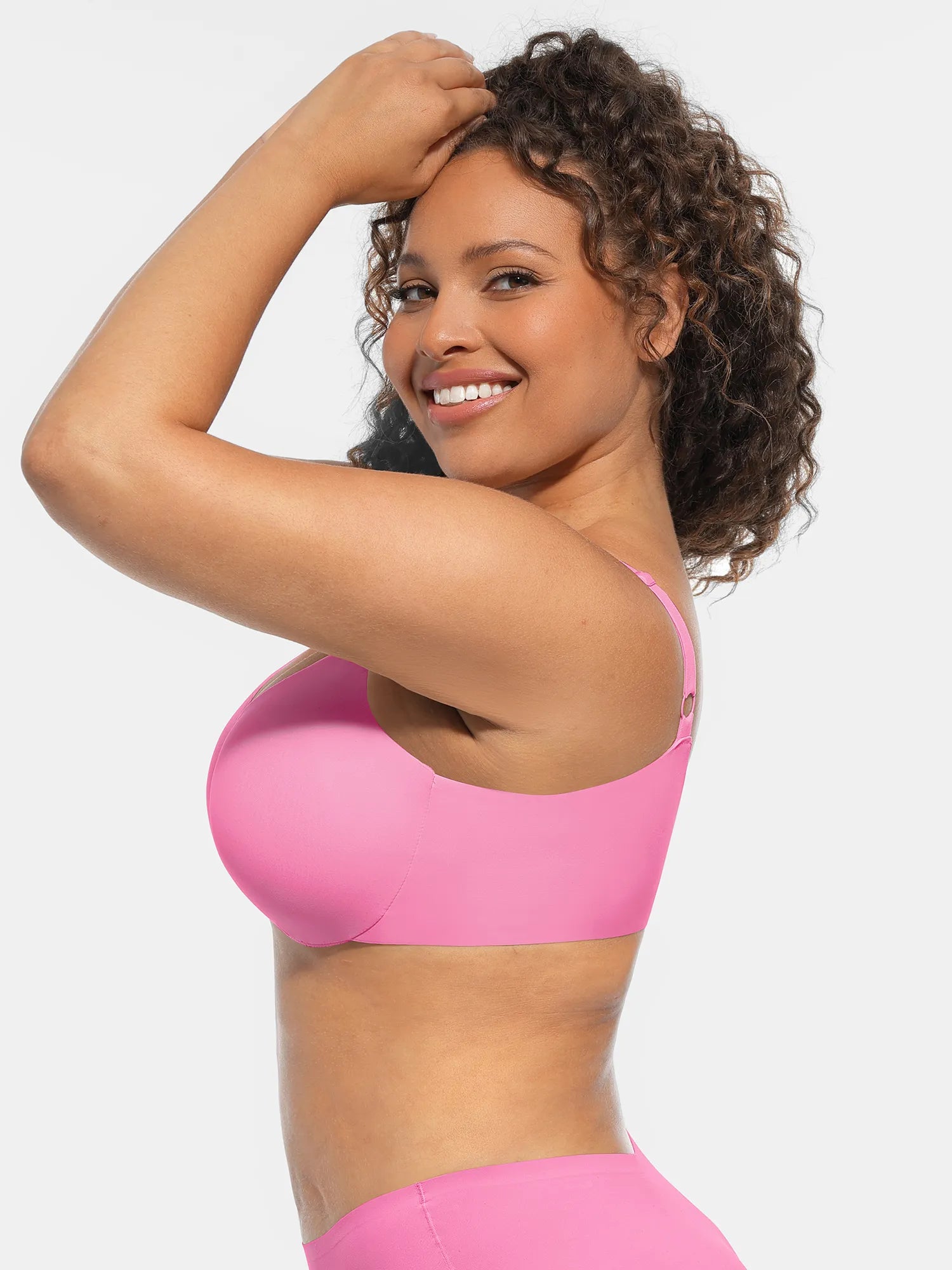 Underwire Adjustable Deep V-neck Bra