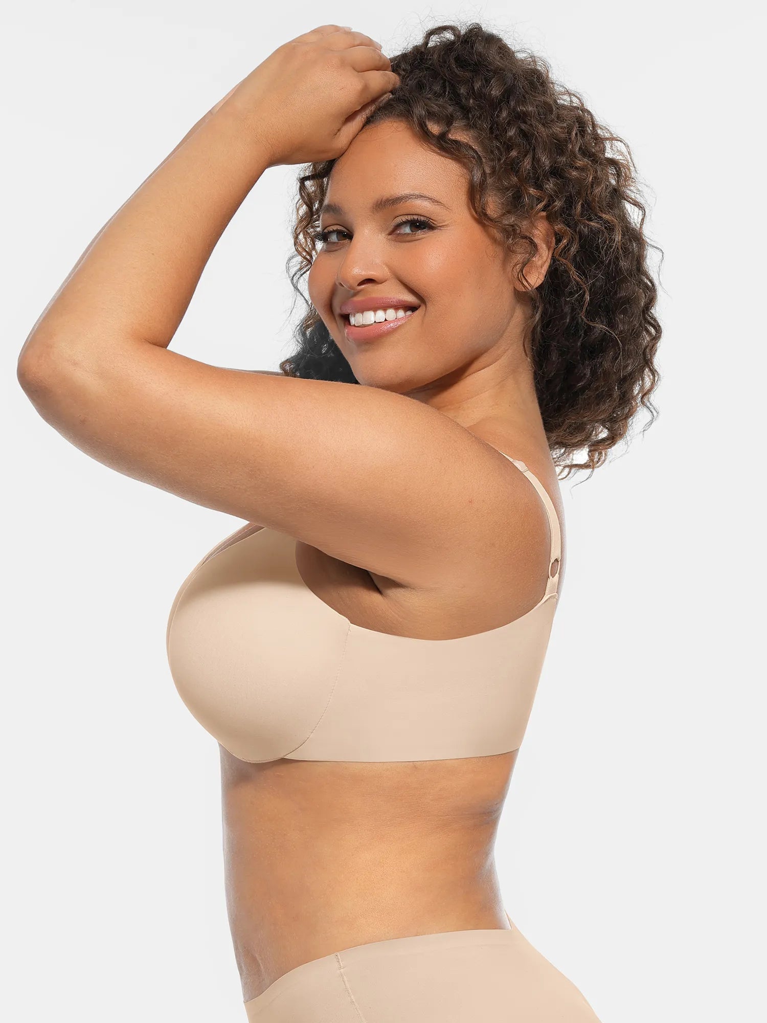 Underwire Adjustable Deep V-neck Bra